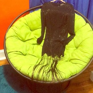 Black cocktail dress